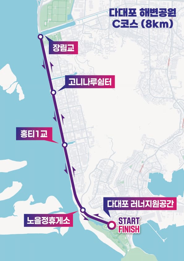 다대포 해변공원 C코스
